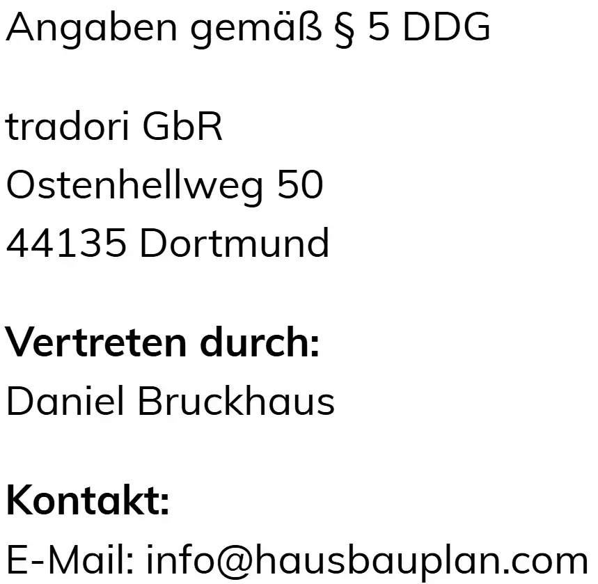 impressum hausbauplan.com