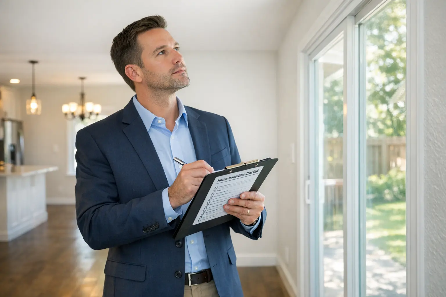 Hausbesichtigung mit Checkliste und Dokumentation