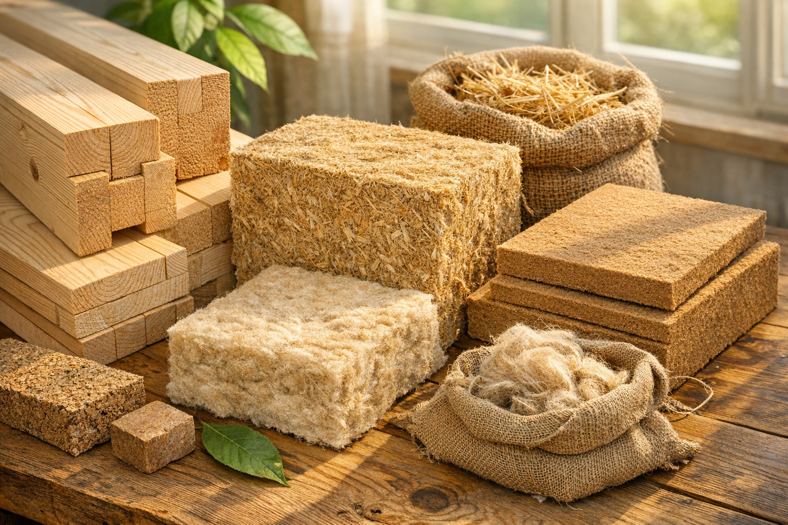 Nachhaltige Materialien Fertighaus bauen Holz Dämmstoffe 2026