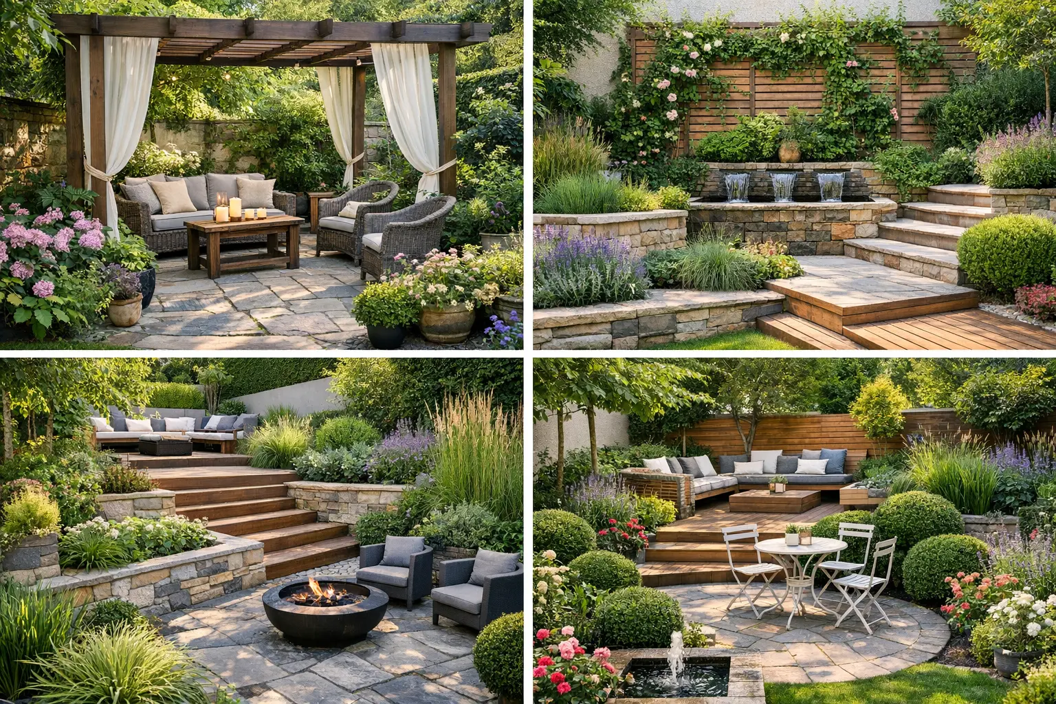 Garten gestalten Ideen für kleine und große Bereiche